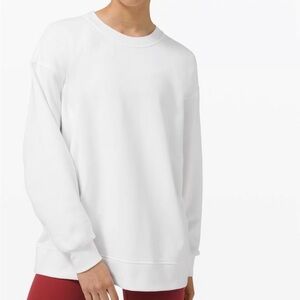 lululemon athletica White Crewneck Jacket